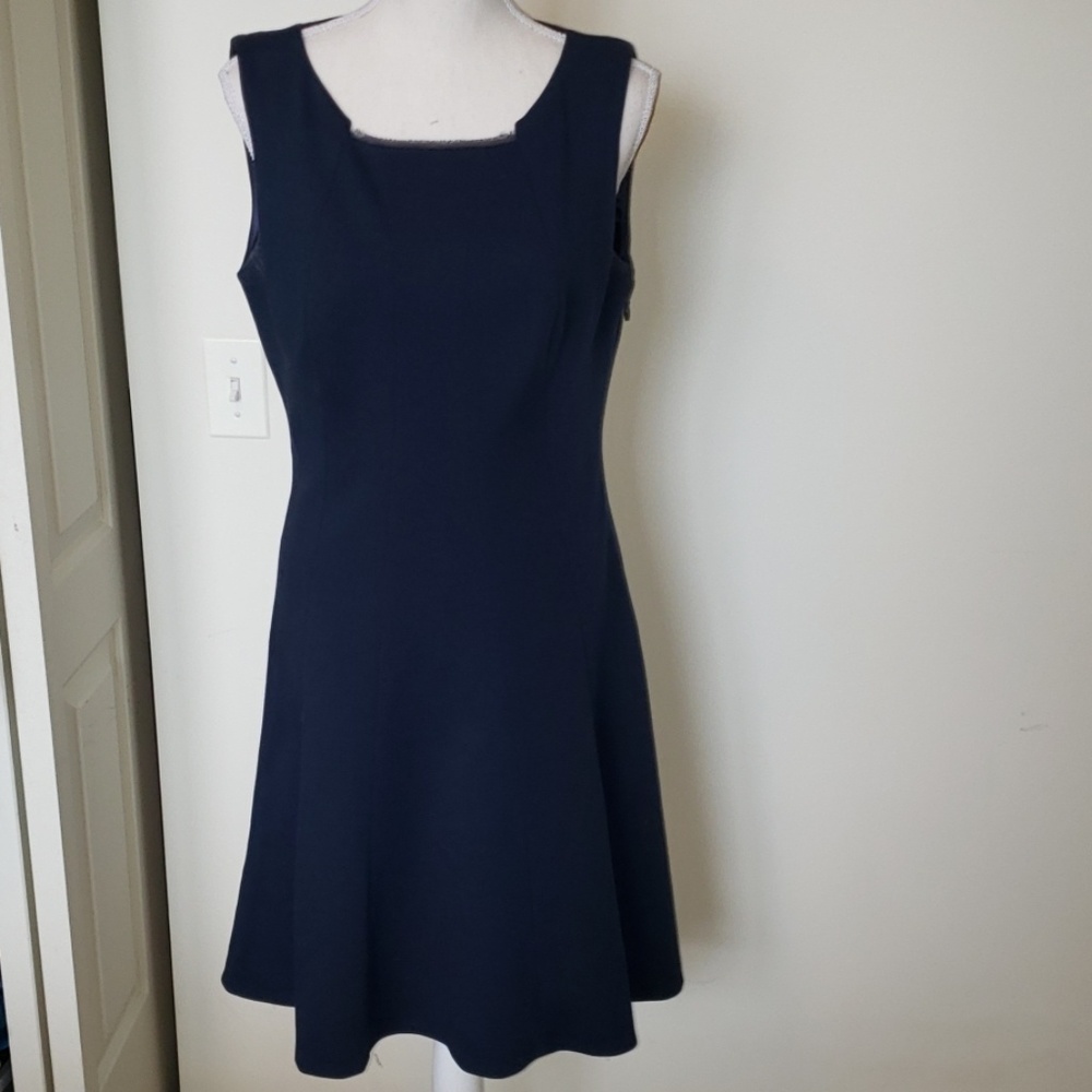 Navy blue Tahari dress